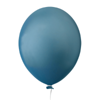 Imagem de BALÃO REDONDO DE LÁTEX AZUL ÁRTICO 9" (APROX.23CM) - 30 UNIDADES